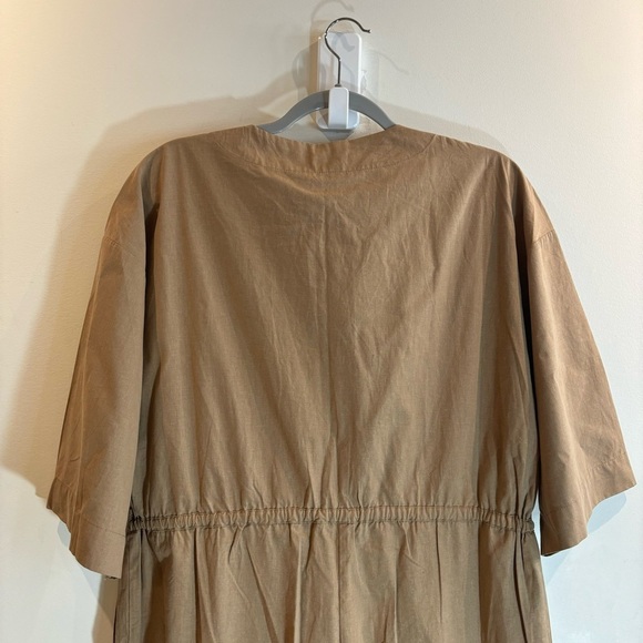 FRANK & OAK Sz L Jumpsuit The Kapok Button Closure Drawstring Pockets NEW - Picture 10 of 13